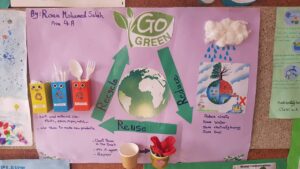Recycle green poster