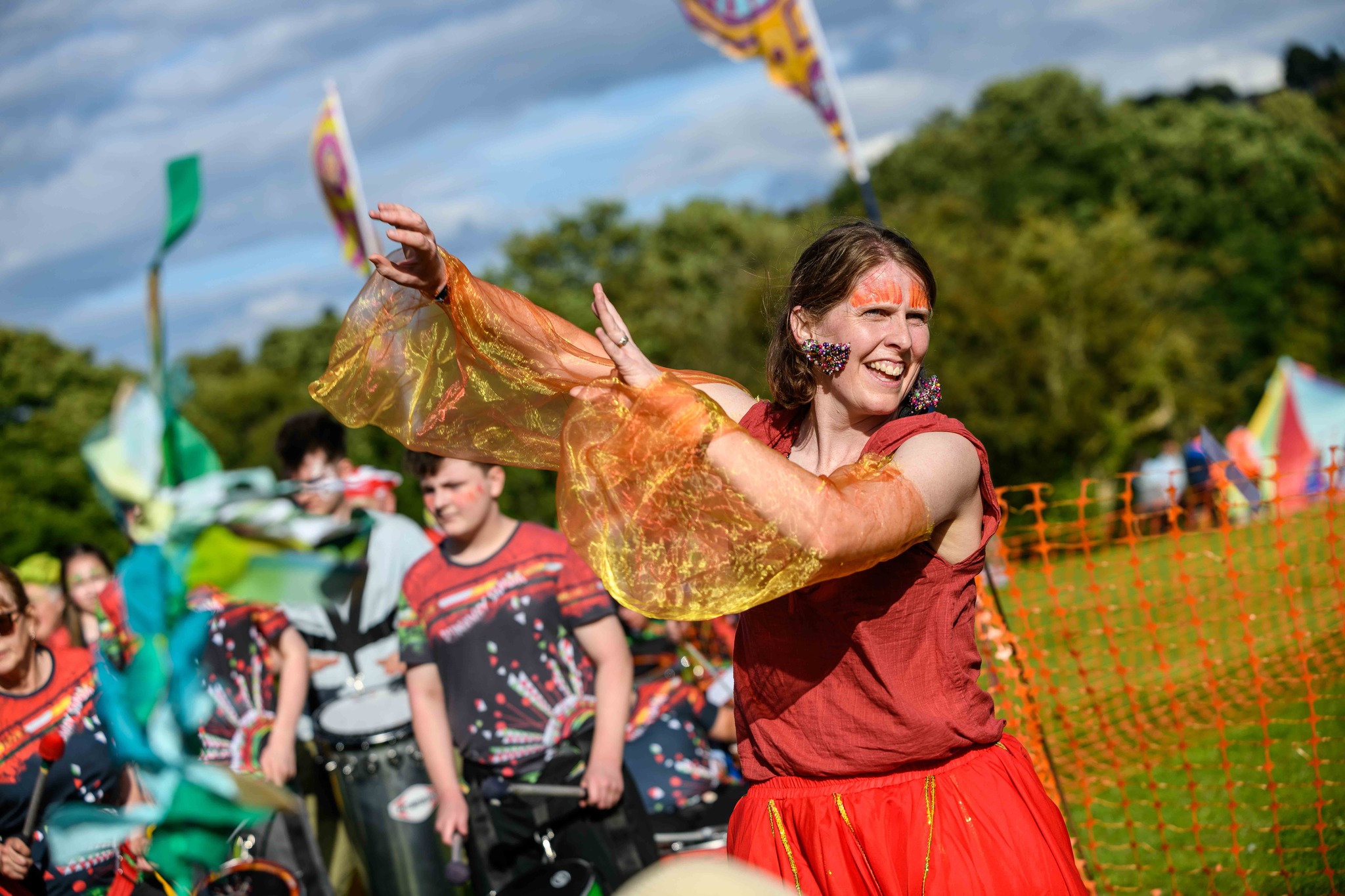 procession dancer at BOP fest