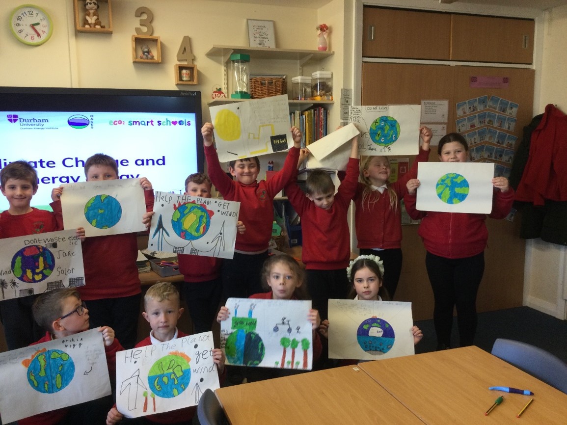 Primary school children participating in COP28