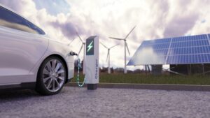 electric car charging with renewable energy