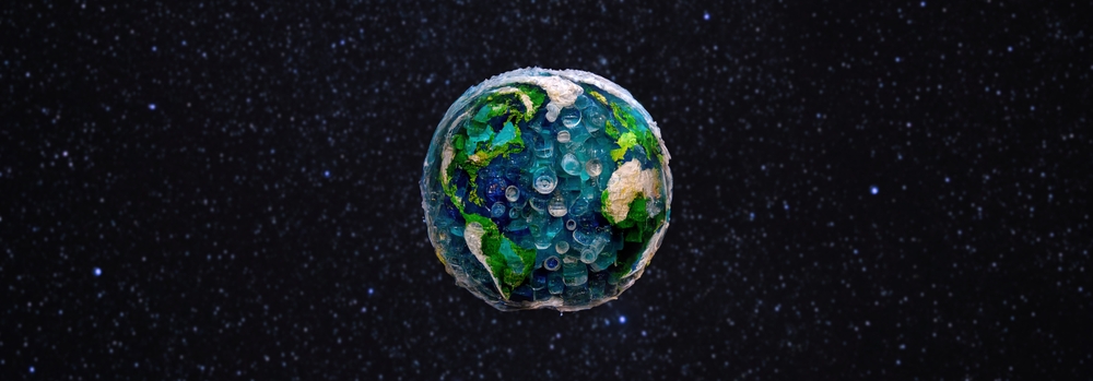 Planet Earth Made With Plastics